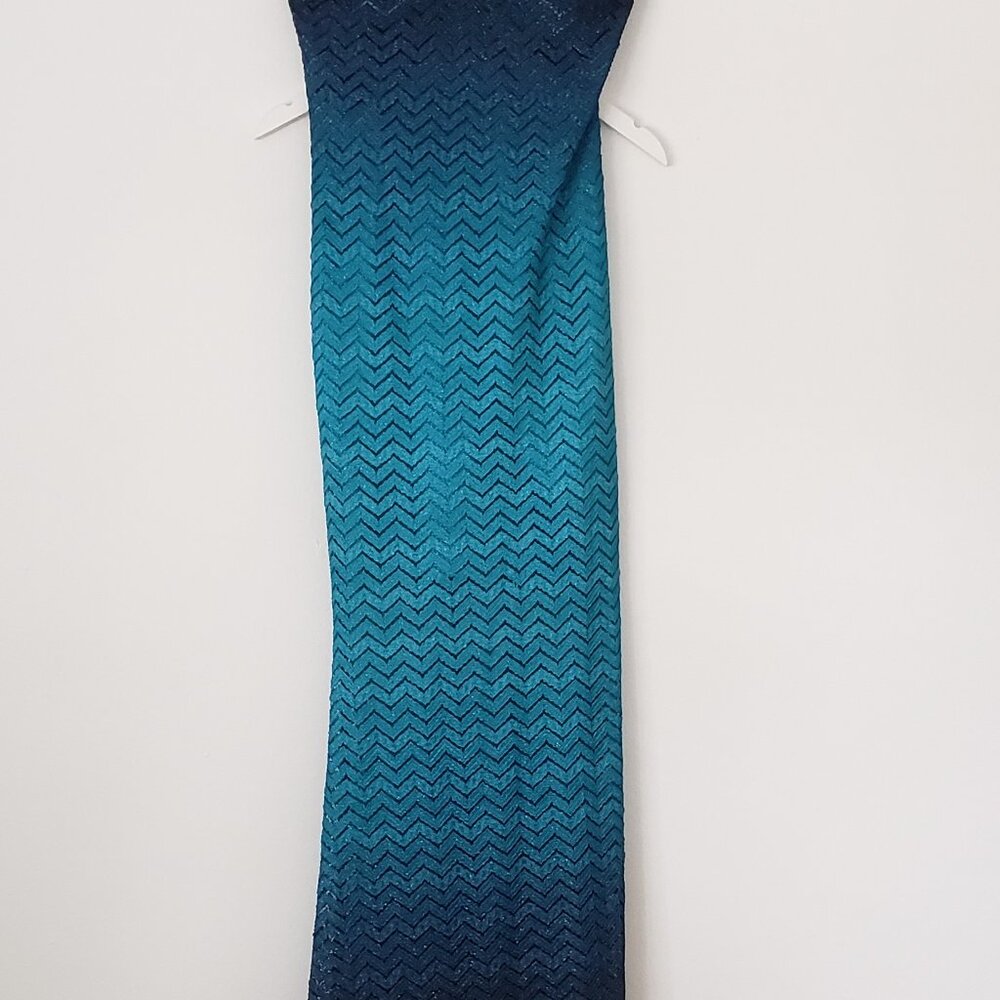 Mermaid Homecoming Sparkly Ombre Strapless Jr. 5 - Picture 13 of 13